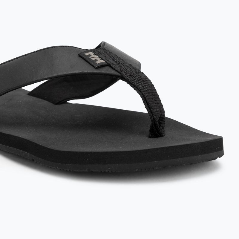 Helly Hansen Seasand 2 Leather Sandals Uomo nero / fallen rock infradito 7