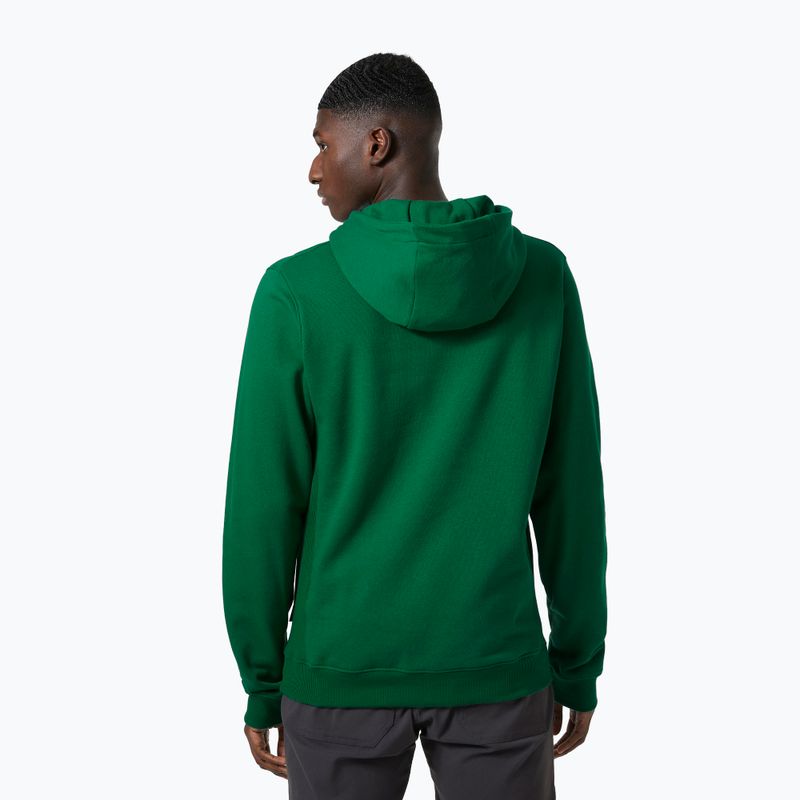 Felpa con cappuccio Helly Hansen F2F Uomo in cotone organico malachite 2