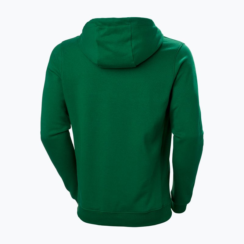 Felpa con cappuccio Helly Hansen F2F Uomo in cotone organico malachite 5