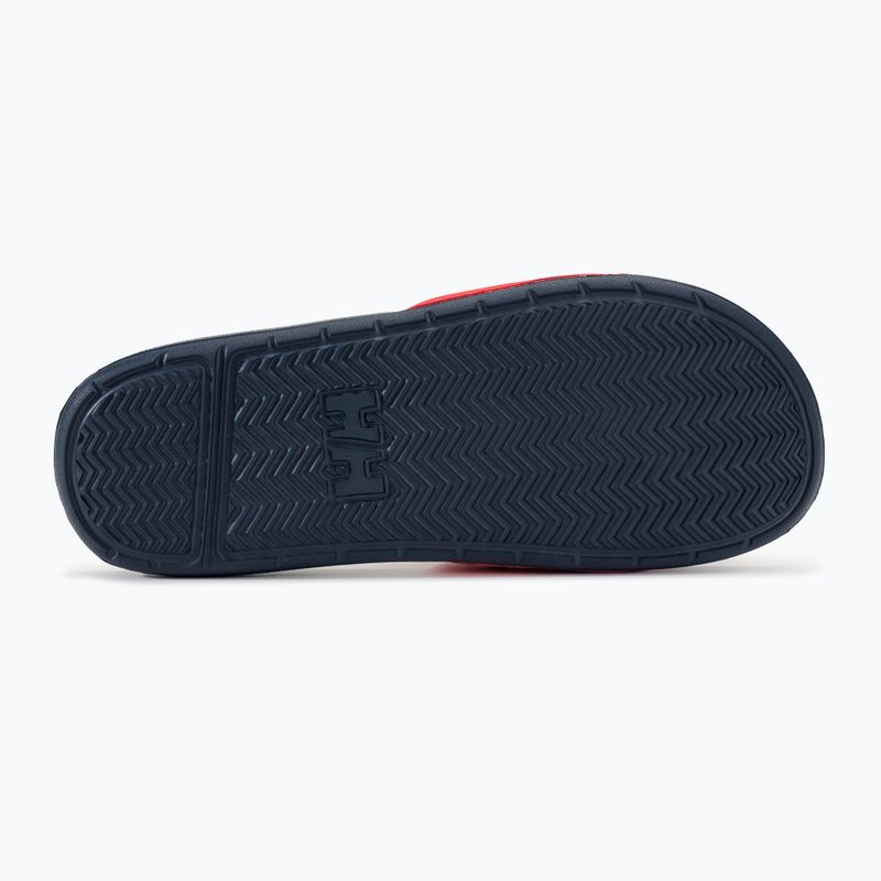 Helly Hansen H/H Slides da uomo infradito blu/rosso allerta 4