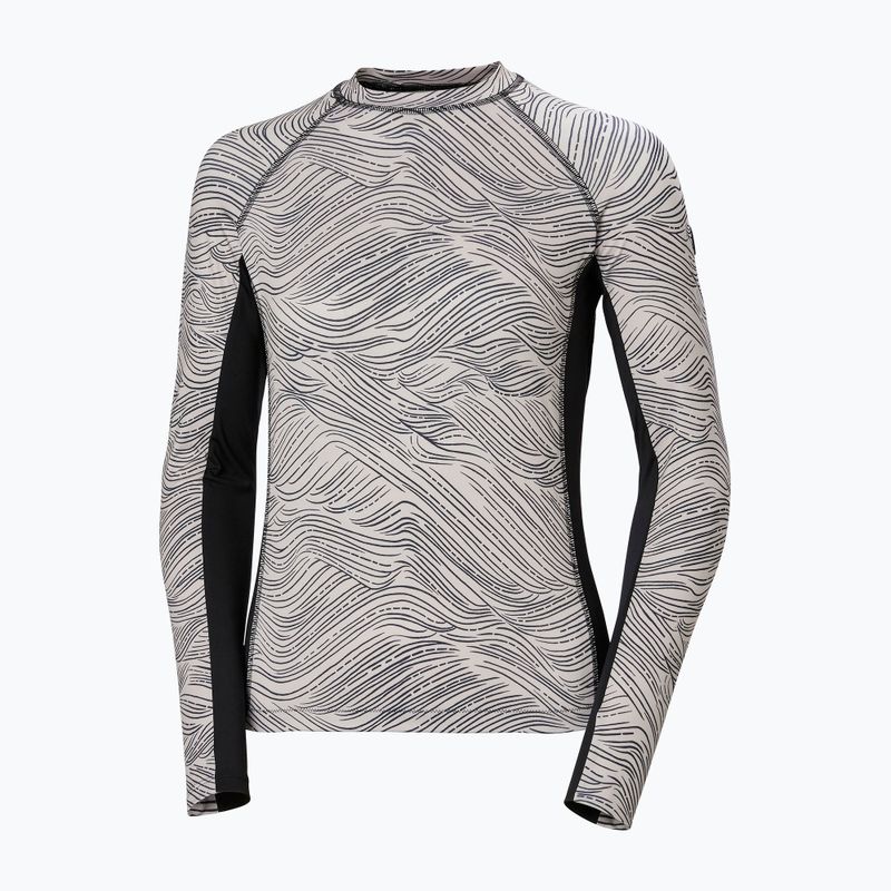 Nuoto donna Longsleeve Helly Hansen Waterwear Rashguard rosa cloud wave 6