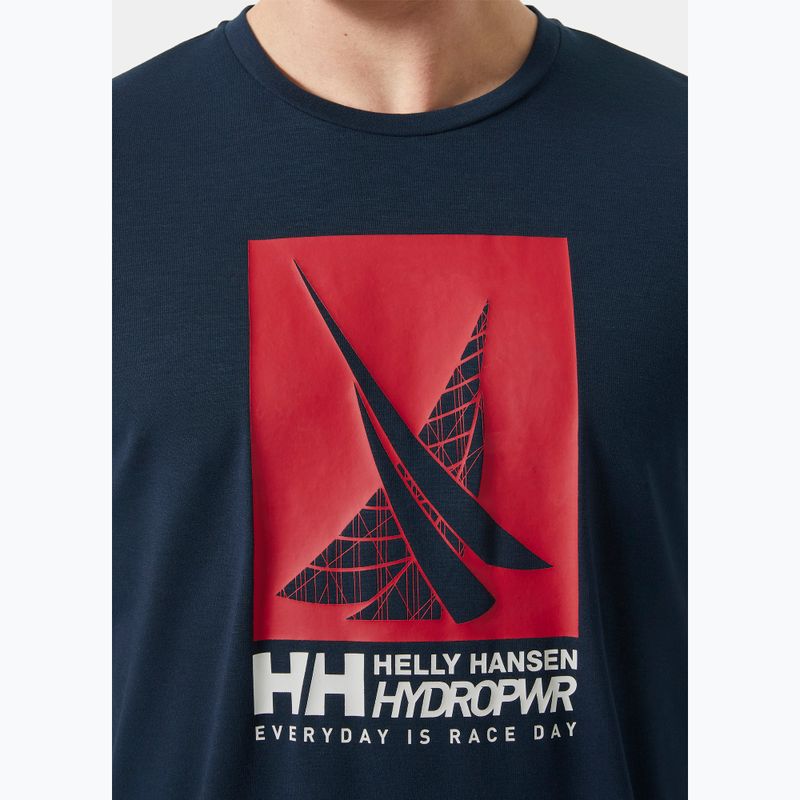 T-shirt Helly Hansen HP Race Uomo Graphic navy 3