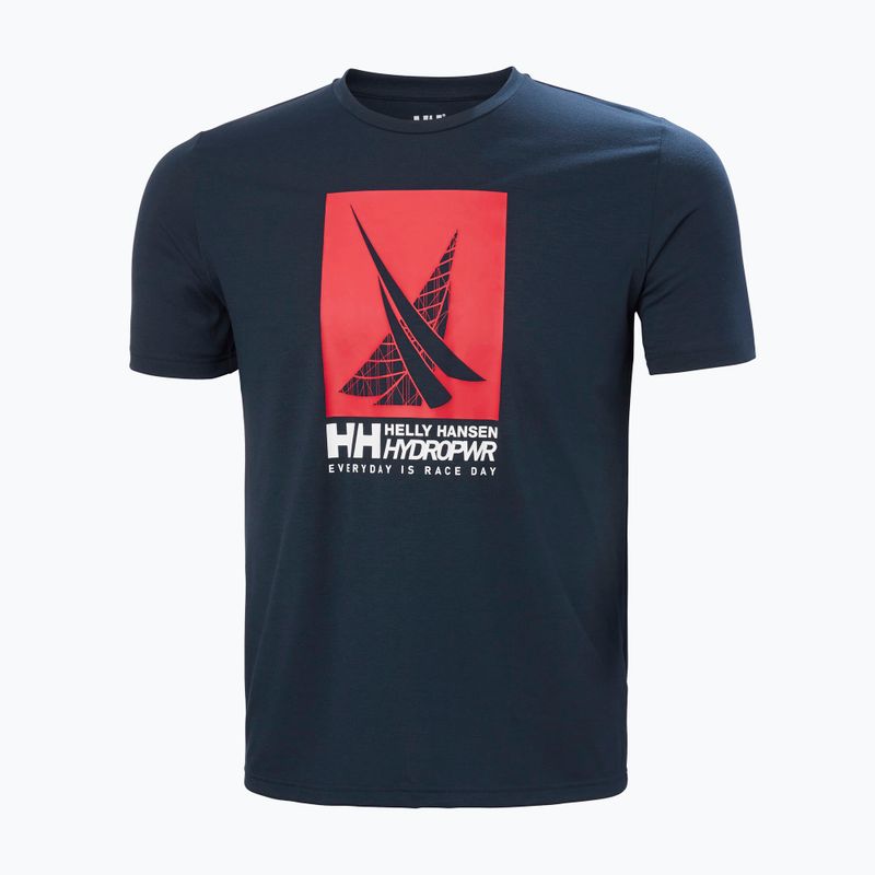 T-shirt Helly Hansen HP Race Uomo Graphic navy 5