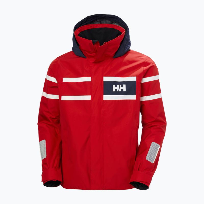 Giacca da vela da uomo Helly Hansen Salt Inshore rosso 5