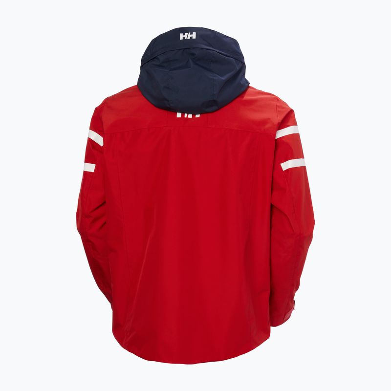 Giacca da vela da uomo Helly Hansen Salt Inshore rosso 6