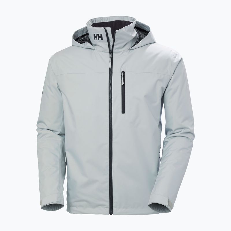 Giacca da vela da uomo Helly Hansen Crew Hooded Midlayer 2 grey fog
