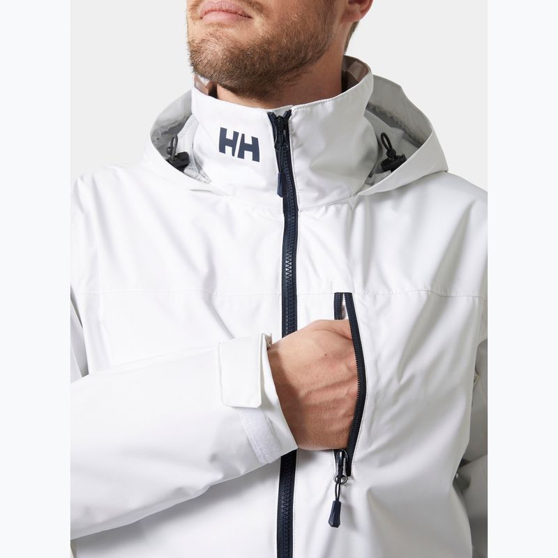 Giacca da vela da uomo Helly Hansen Crew Hooded 2.0 white 3