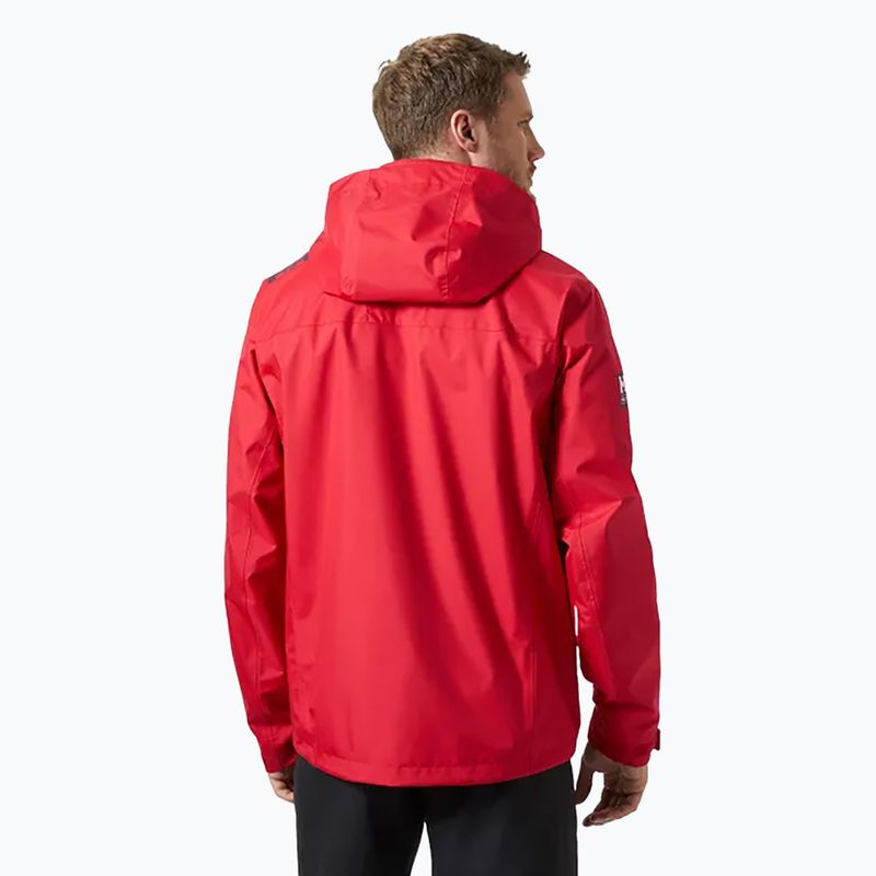 Giacca da vela da uomo Helly Hansen Crew Hooded 2.0 rosso 2