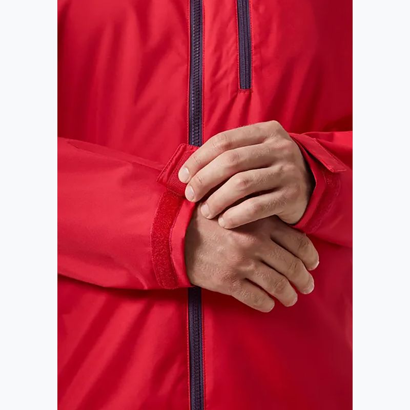 Giacca da vela da uomo Helly Hansen Crew Hooded 2.0 rosso 5