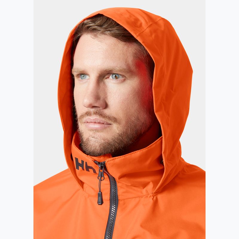 Giacca da vela da uomo Helly Hansen Crew Hooded 2.0 flame 3