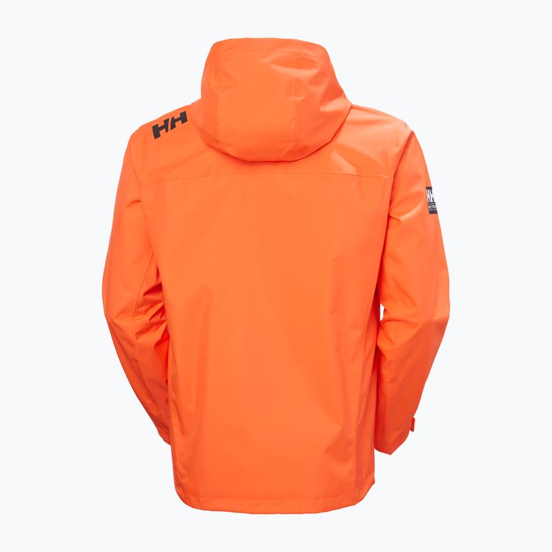 Giacca da vela da uomo Helly Hansen Crew Hooded 2.0 flame 8