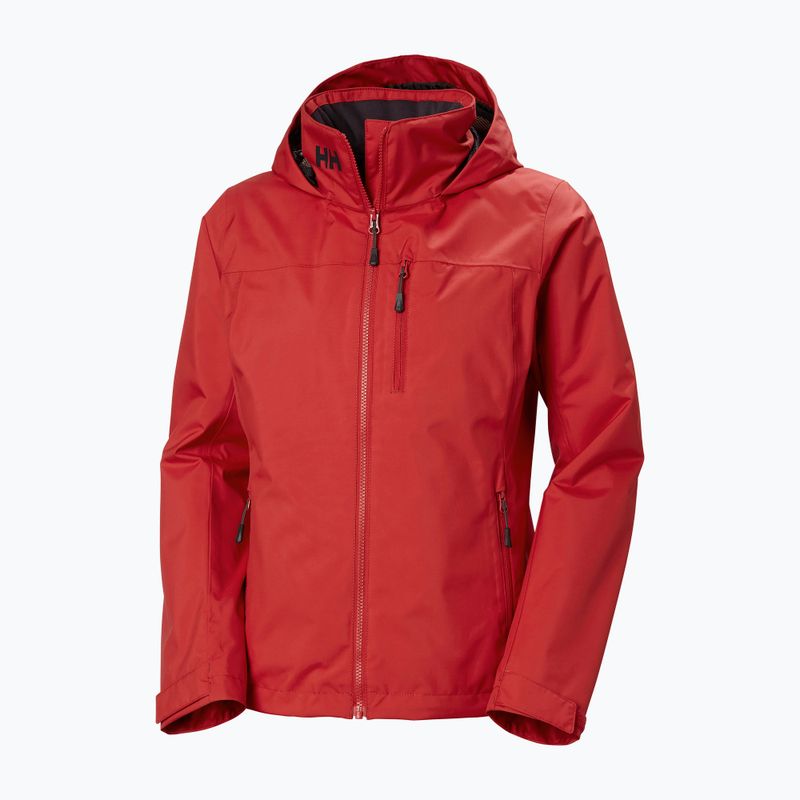 Giacca da vela da donna Helly Hansen Crew Hooded Midlayer 2.0 red