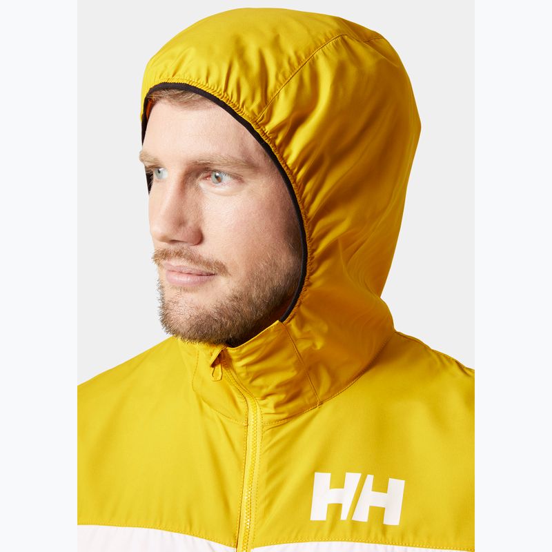 Giacca a vento da uomo Helly Hansen Salt Striped Windbreaker oro rush 3