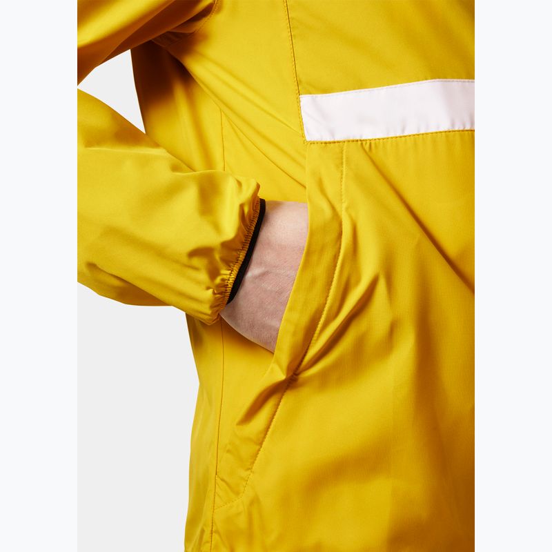 Giacca a vento da uomo Helly Hansen Salt Striped Windbreaker oro rush 4