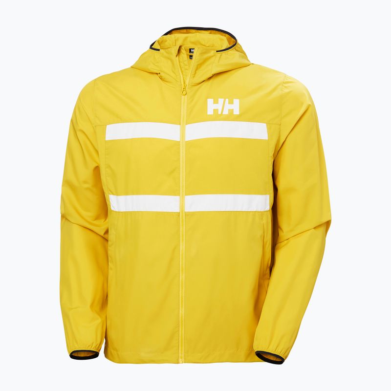 Giacca a vento da uomo Helly Hansen Salt Striped Windbreaker oro rush 5