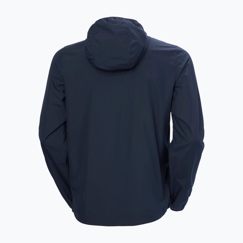 Giacca da vela da uomo Helly Hansen Salt Striped Windbreaker navy 6