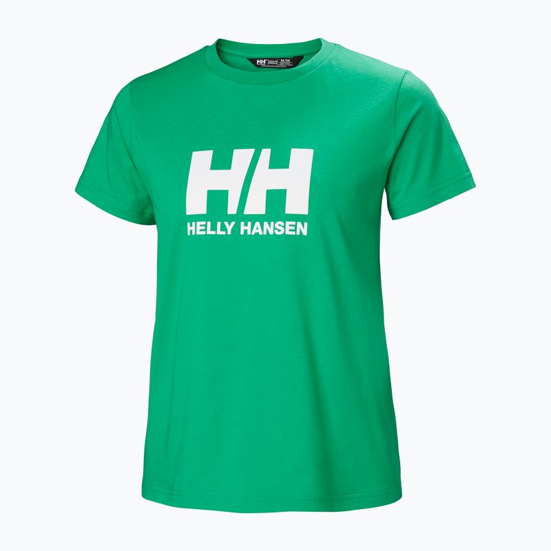 Maglietta Helly Hansen da donna Logo 2.0 verde brillante 4