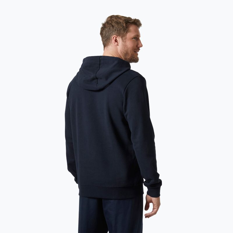 Felpa da vela da uomo Helly Hansen Salt Cotton navy 2