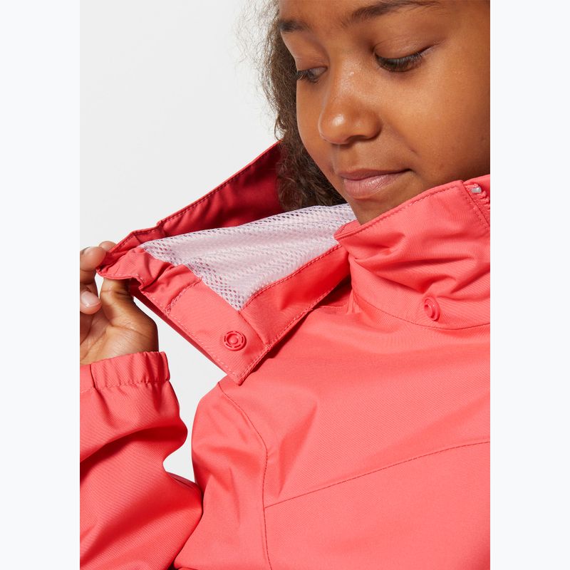 Giacca da vela per bambini Helly Hansen Crew Hooded JR rosa tramonto 4