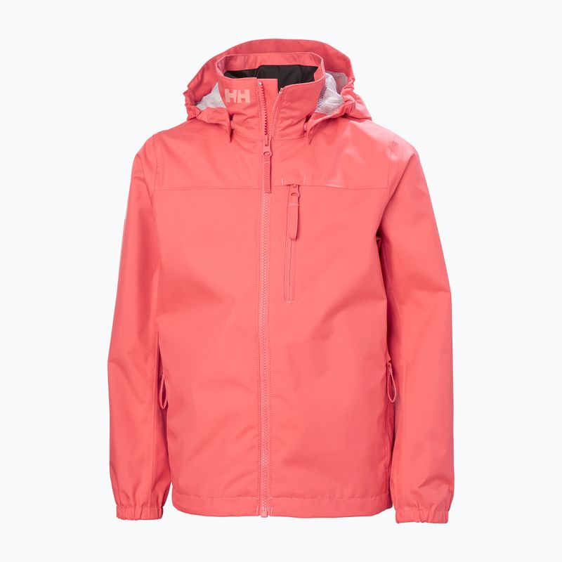 Giacca da vela per bambini Helly Hansen Crew Hooded JR rosa tramonto 6