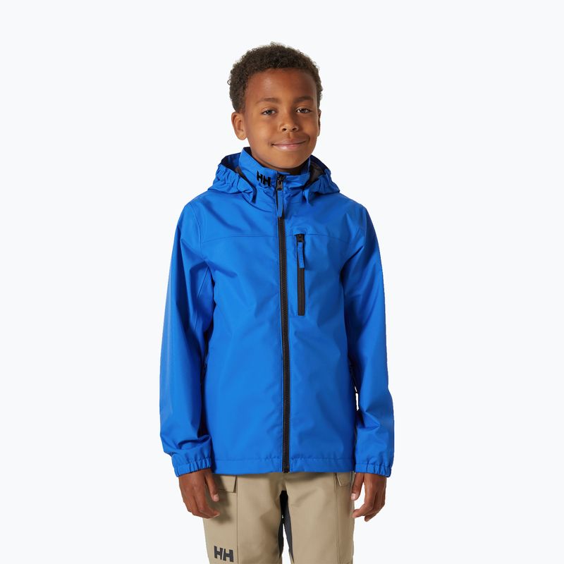 Giacca da vela per bambini Helly Hansen Crew Hooded JR cobalt 2.0