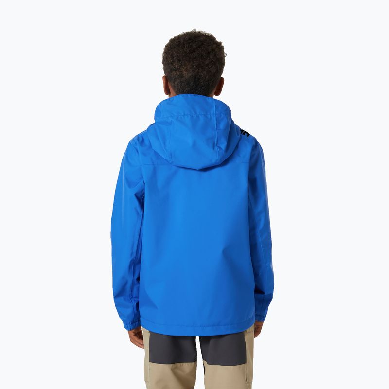 Giacca da vela per bambini Helly Hansen Crew Hooded JR cobalt 2.0 2