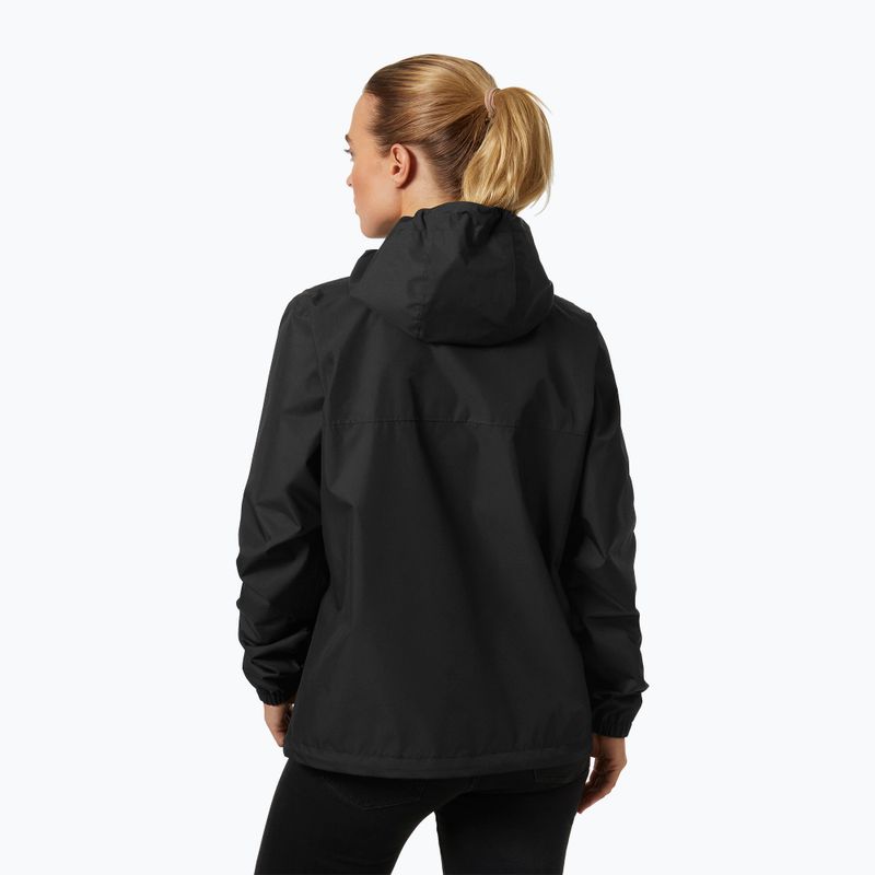 Giacca antipioggia Helly Hansen Vancouver donna nero 2