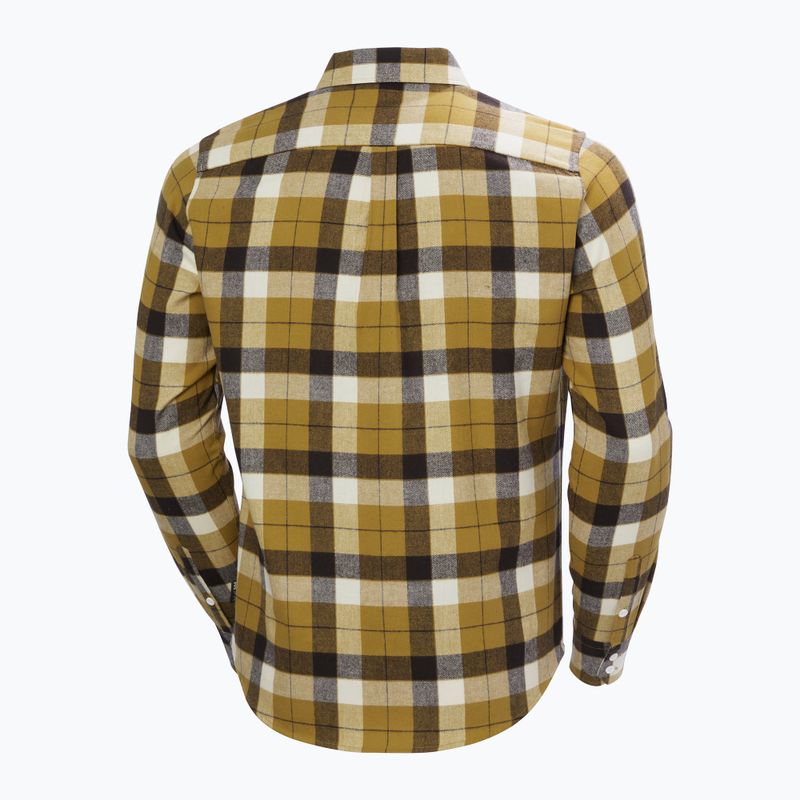 Helly Hansen Uomo Lokka Organic Flannel camicia a quadri a righe box lynx 2