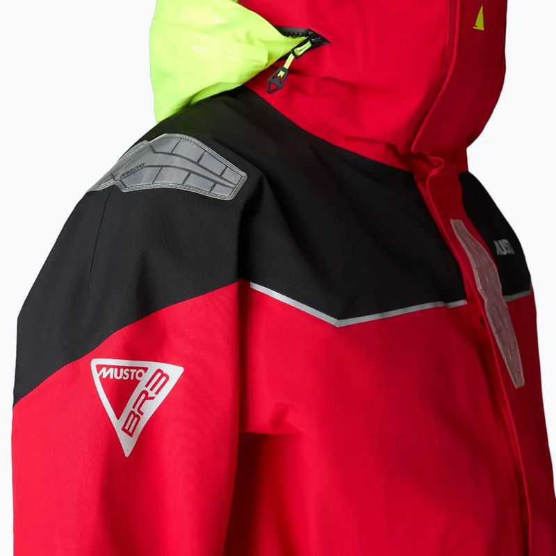 Giacca da vela Musto BR3 Pertex Offshore uomo rosso vero 4