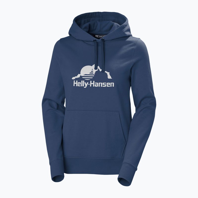 Felpa con cappuccio Helly Hansen Nord Graphic Donna oceano 5