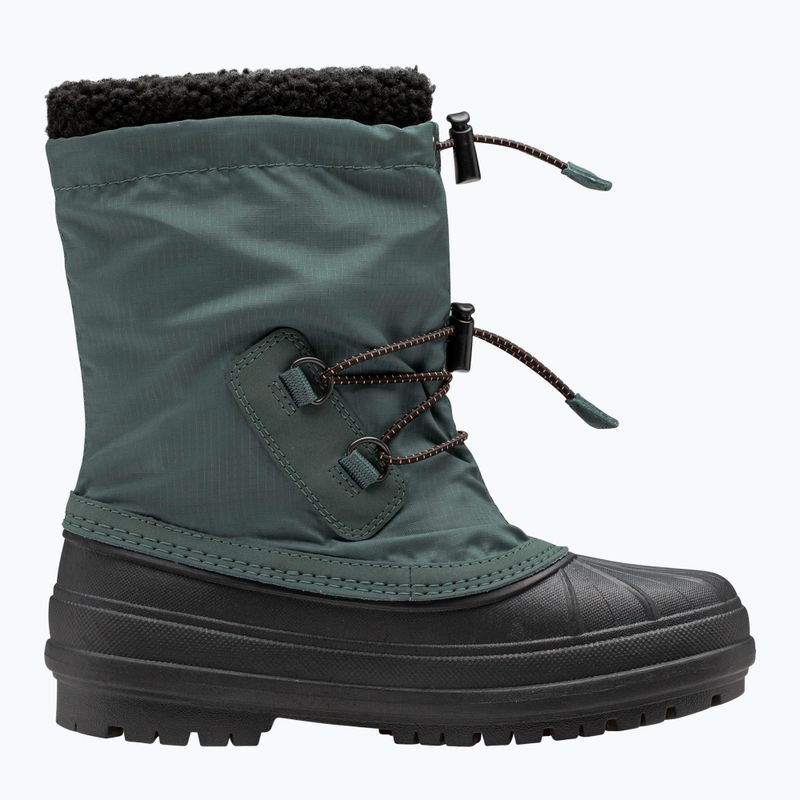 Helly Hansen Jk Varanger Isolato 453 dark creek/neon orange stivali da neve per bambini 2