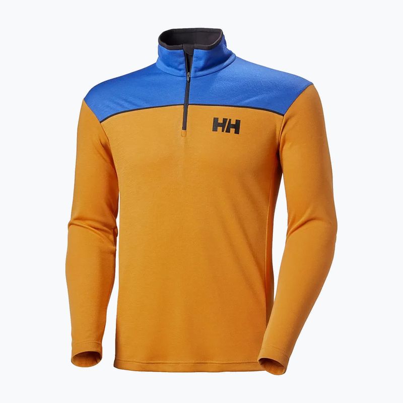 Felpa da uomo Helly Hansen HP 1/2 Zip Pullover senape 4