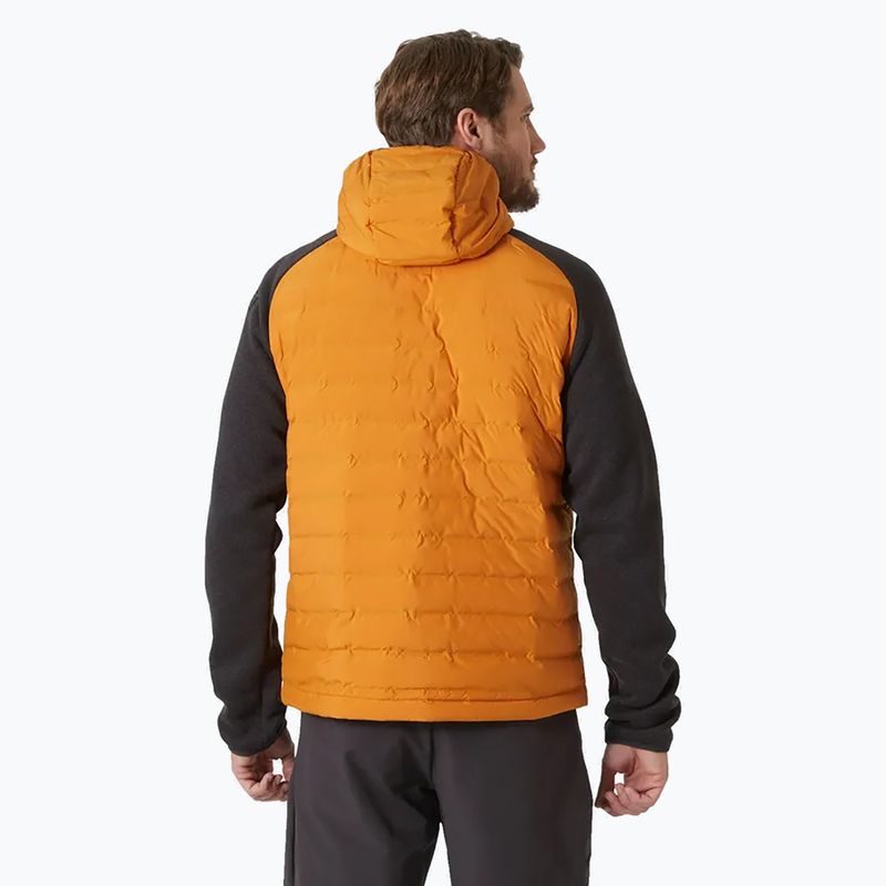 Giacca da vela Helly Hansen da uomo Arctic Ocean Hybrid Insulator senape 2