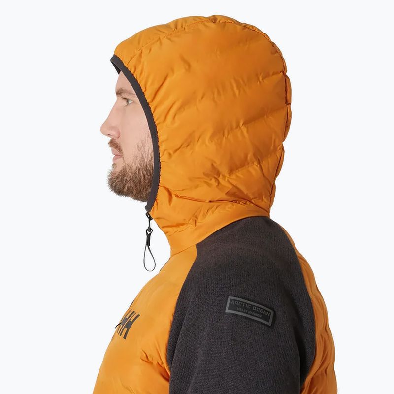 Giacca da vela Helly Hansen da uomo Arctic Ocean Hybrid Insulator senape 3