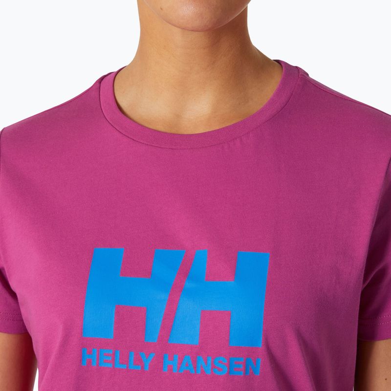 Maglietta Helly Hansen donna Logo 2.0 magenta 2.0 3