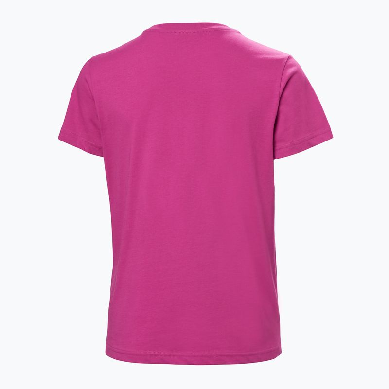 Maglietta Helly Hansen donna Logo 2.0 magenta 2.0 5