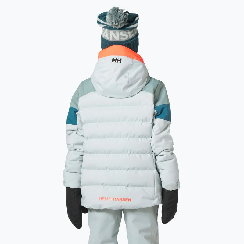 Giacca da sci Helly Hansen per bambini Diamond green mist 2