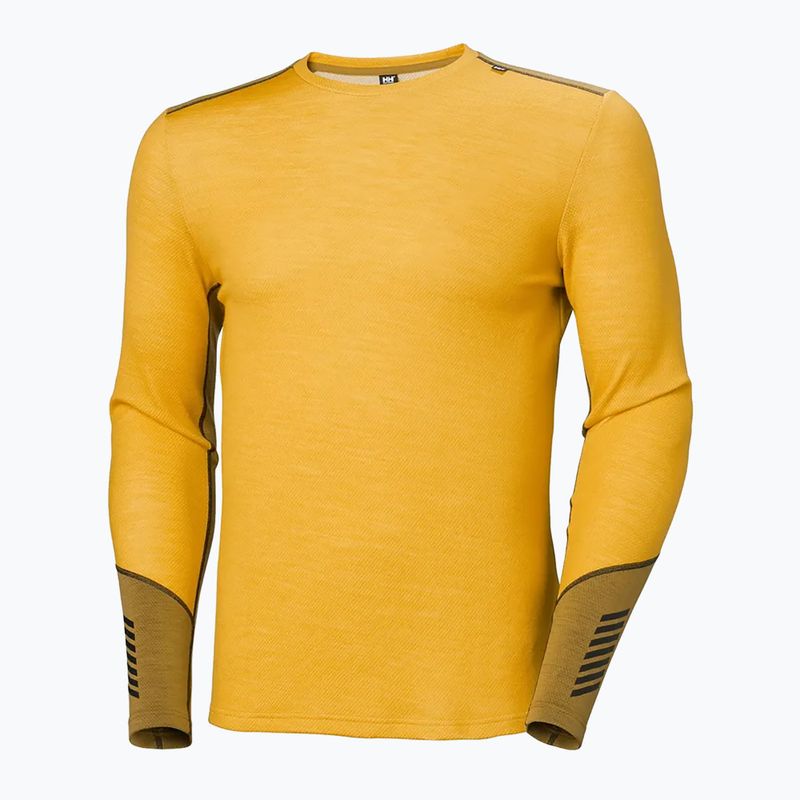 Helly Hansen Lifa Merino Midweight Crew termico da uomo a maniche lunghe golden glow 5