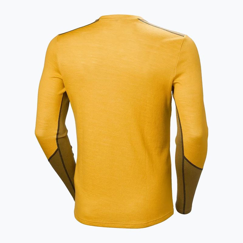 Helly Hansen Lifa Merino Midweight Crew termico da uomo a maniche lunghe golden glow 6