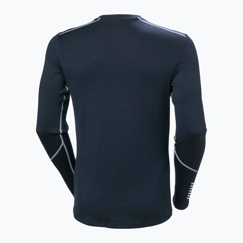 Helly Hansen Lifa Merino Midweight Crew navy/600 Thermal Longsleeve da uomo 6