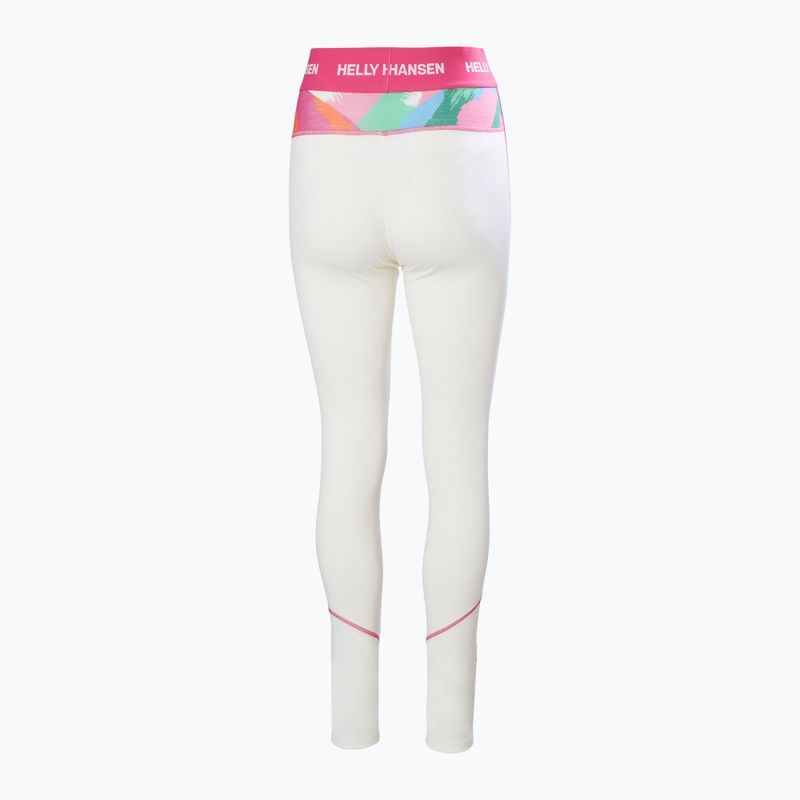 Pantaloni termici da donna Helly Hansen Lifa Merino Midweight Gra off white jpb aop 6