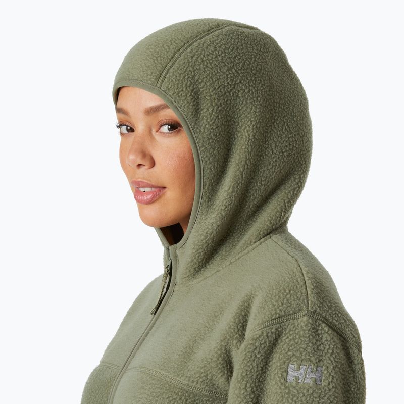 Felpa Helly Hansen donna Maud Pile lav verde 3