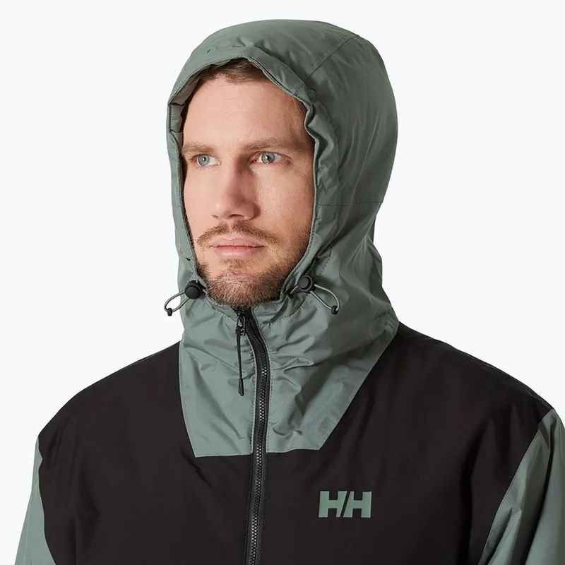 Uomo Helly Hansen Ervik Ins Giacca da pioggia grigio cactus 3