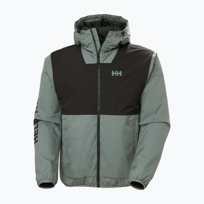 Uomo Helly Hansen Ervik Ins Giacca da pioggia grigio cactus 5