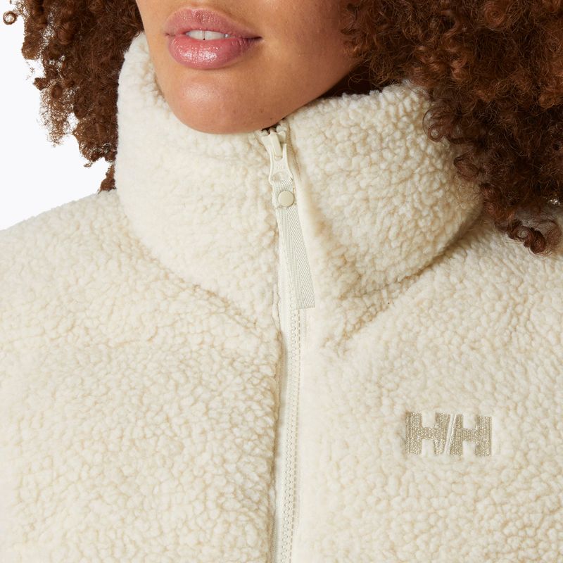 Piumino Helly Hansen Yu Teddy Pile crema da donna 3