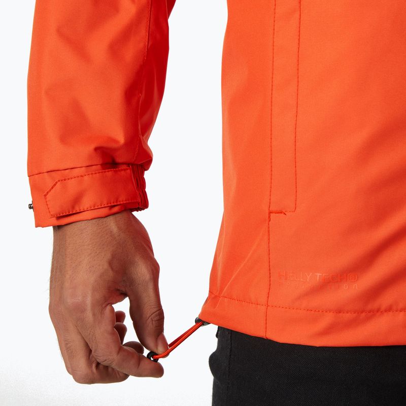 Giacca da pioggia Helly Hansen Dubliner patrol arancione da uomo 6