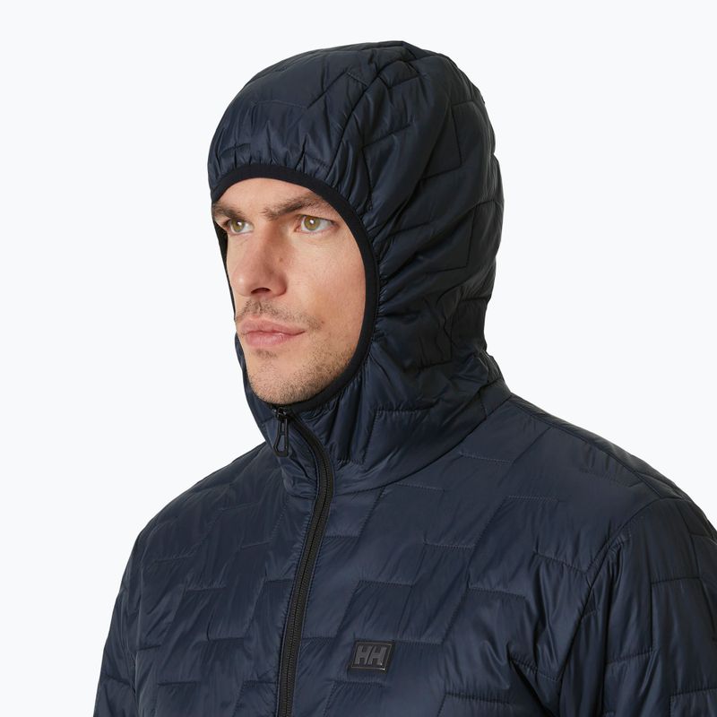 Giacca ibrida Helly Hansen Lifaloft Insulator da uomo con cappuccio navy 3