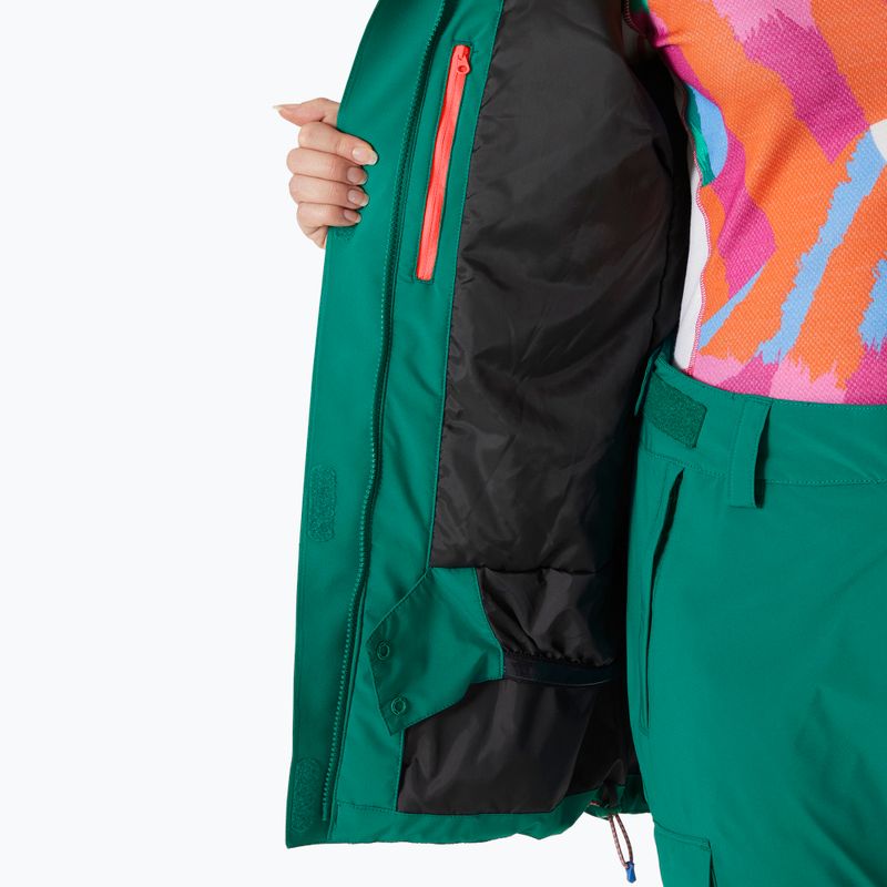 Giacca da sci Helly Hansen Powshot emerald da donna 7
