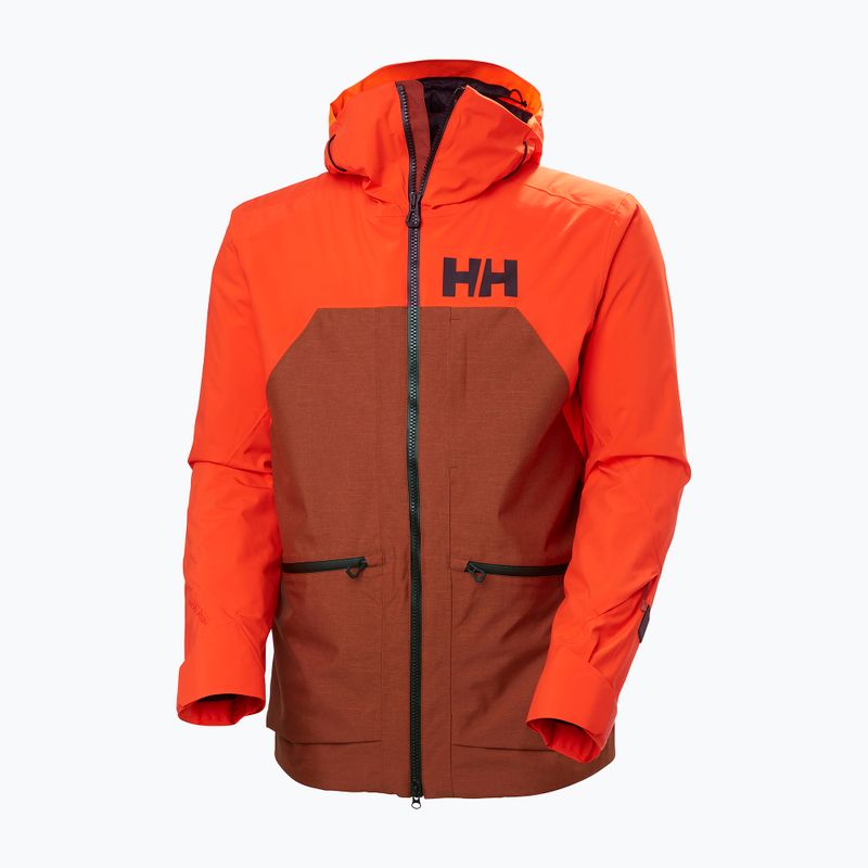 Giacca da sci Helly Hansen Straightline Lifaloft 2.0 iron oxide da uomo 10