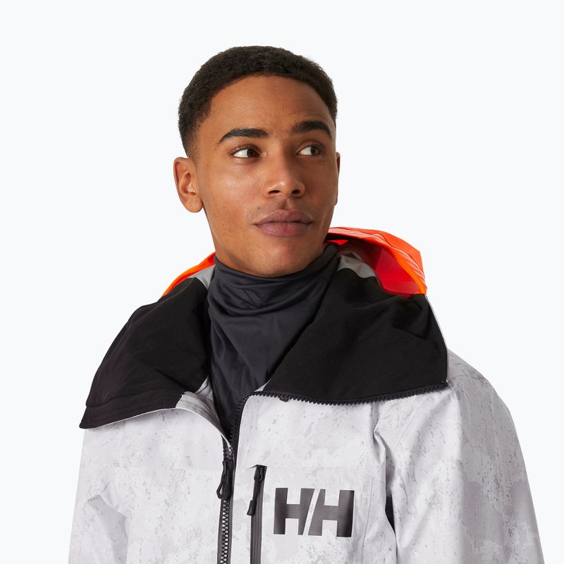 Helly Hansen tuta da sci da uomo Chugach Infinity stampata grigio nebbia neve camo aop 3
